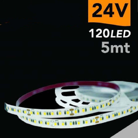 Striscia Led 2835 Strip 5 Mt 24v 120 Led Smd Luce 3000k 4000k 6500k 2835-24v-5mm Casa, arredamento e bricolage > Illuminazione da interno > Strisce LED Trade Shop italia - Napoli, Commerciovirtuoso.it