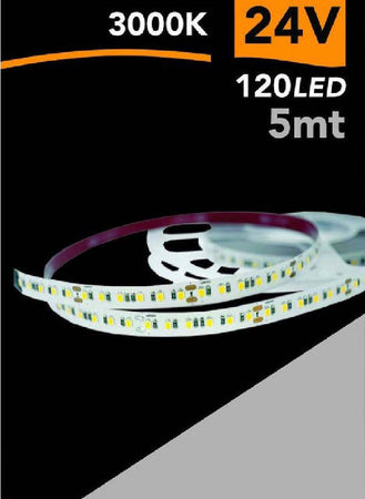 Striscia Led 2835 Strip 5 Mt 24v 120 Led Smd Luce 3000k 4000k 6500k 2835-24v-5mm Casa, arredamento e bricolage > Illuminazione da interno > Strisce LED Trade Shop italia - Napoli, Commerciovirtuoso.it