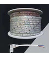 Striscia Led 3535 220v 12w/mt 120led/mt 100 Metri 8 Mm Luce Celeste 3535-120d-ce