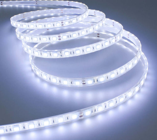 STRISCIA LED 5 MT SMD5050 BIANCO CALDO FREDDO NATURALE NEUTRA IMPERMEABILE 12V Illuminazione/Strisce LED Trade Shop italia - Napoli, Commerciovirtuoso.it