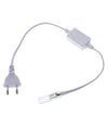 Striscia Led 5050 Flessibile Bobina 100mt Luce Bianco Freddo Esterno 220v