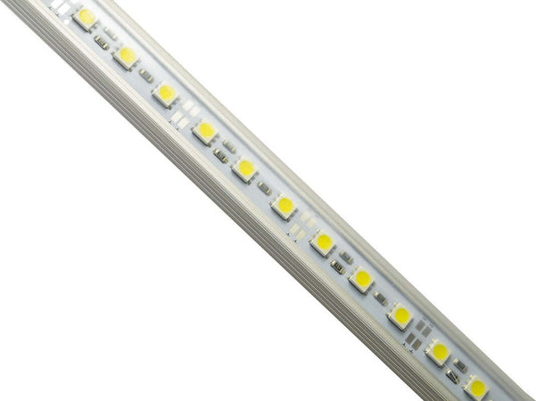 STRISCIA LED BARRA RIGIDA PROFILO ALLUMINIO COPERTURA PLEXIGLASS 2MT M METRI Illuminazione/Strisce LED Trade Shop italia - Napoli, Commerciovirtuoso.it