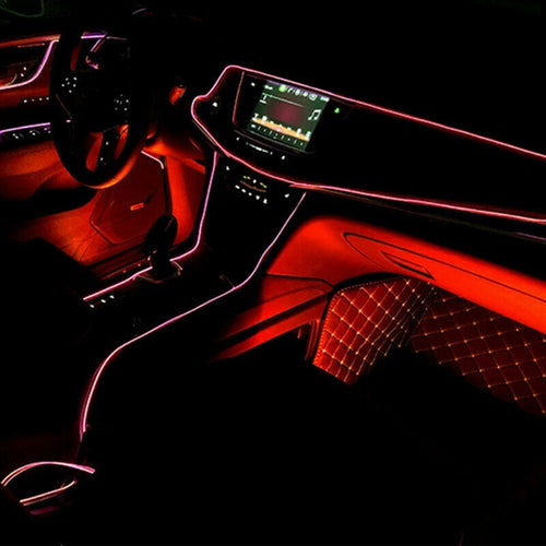 Striscia Led Fluorescente Rosso Luci Ambiente Neon 12v 14w Illuminazione Auto Auto e Moto > Auto > Accessori Auto Trade Shop italia - Napoli, Commerciovirtuoso.it