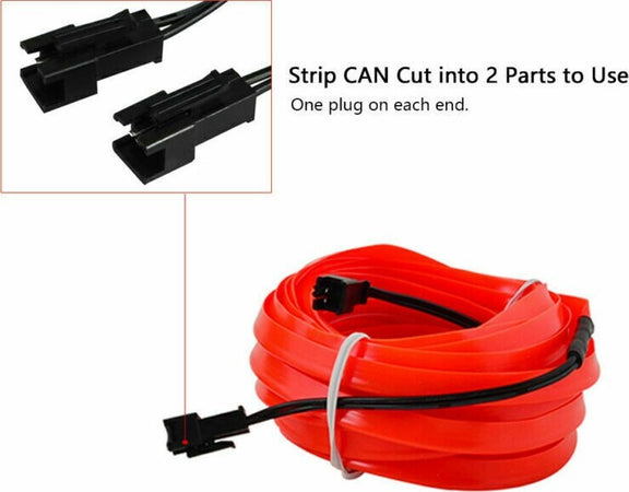 Striscia Led Fluorescente Rosso Luci Ambiente Neon 12v 14w Illuminazione Auto Auto e Moto > Auto > Accessori Auto Trade Shop italia - Napoli, Commerciovirtuoso.it