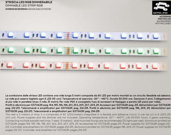 Striscia-Led-Gea-Led-GST062R-72W-RGB-24V-IP20-5mt-multicolore-interno