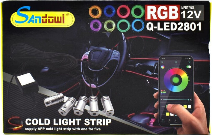 Striscia Led Illuminazione Decorativa Rgb Led Strip Neon 12v Per Auto Q-led2801 Illuminazione/Strisce LED Trade Shop italia - Napoli, Commerciovirtuoso.it