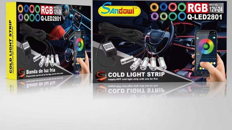 Striscia Led Illuminazione Decorativa Rgb Led Strip Neon 12v Per Auto Q-led2801 Illuminazione/Strisce LED Trade Shop italia - Napoli, Commerciovirtuoso.it