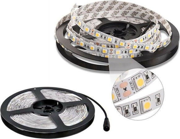Striscia-Led-Luce-Verde-5050-Smd-Bobina-Strip-5-Mt-Illuminazione-Each