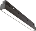 Striscia-Led-Per-Binario-Moderno-Basic-Alluminio-Nero-Luce-12W-Dimmerabile