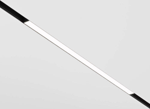 Striscia-Led-Per-Binario-Moderno-Basic-Alluminio-Nero-Luce-24W-Dimmerabile