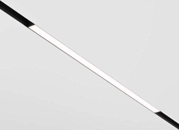 Striscia-Led-Per-Binario-Moderno-Basic-Alluminio-Nero-Luce-24W-Dimmerabile