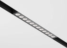 Striscia-Led-Per-Binario-Moderno-Points-Alluminio-Nero-12-Luci-12W-Dimmerabile