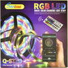Striscia-Led-Rgb-Autoadesiva-5mt-Con-Funzione-Audio-Bluetooth-Telecomando-Q-st50