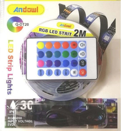 Striscia Led Rgb Usb 2 Metri Con Telecomando 5050 5v Ip67 Impermeabile Q-dt20 Illuminazione/Strisce LED Trade Shop italia - Napoli, Commerciovirtuoso.it