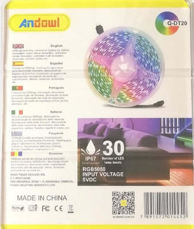 Striscia Led Rgb Usb 2 Metri Con Telecomando 5050 5v Ip67 Impermeabile Q-dt20 Illuminazione/Strisce LED Trade Shop italia - Napoli, Commerciovirtuoso.it