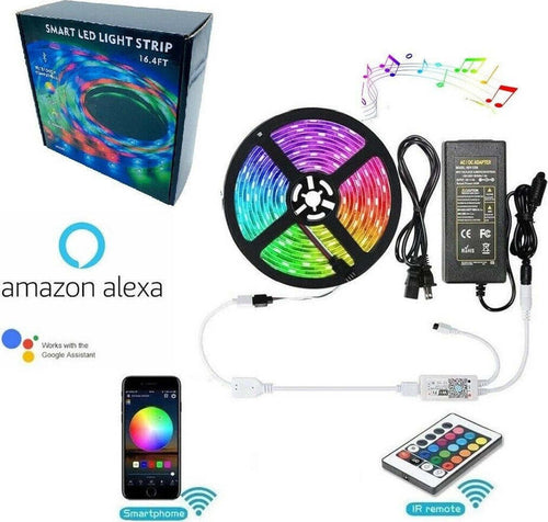 Striscia Led Smart Con 300 Led Da 5 Metri Rgbw Wifi Domotica Alexa Google Home Casa, arredamento e bricolage > Illuminazione da interno > Strisce LED Trade Shop italia - Napoli, Commerciovirtuoso.it