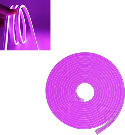 Striscia-Led-Viola-Per-Scritte-Insegne-Luminose-Strip-Flessibile-Ip65-Universo