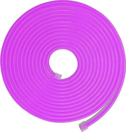 Striscia-Led-Viola-Per-Scritte-Insegne-Luminose-Strip-Flessibile-Ip65-Universo