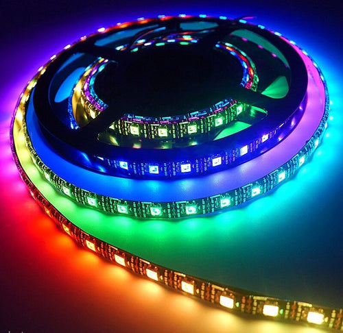 STRISCIA STRIP 300 LED RGB DIGITALE MULTIEFFETTO 7 COLORI 5050 5 M METRI INTERNO Illuminazione/Strisce LED Trade Shop italia - Napoli, Commerciovirtuoso.it