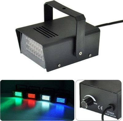 Strobo Discoteca Luce Effetto Flash Dj Disco Stroboscopica Mini Blu Rosso Giallo Strumenti Musicali/Sonorizzazione e palcoscenico/Illuminazione/Stroboscopi Trade Shop italia - Napoli, Commerciovirtuoso.it