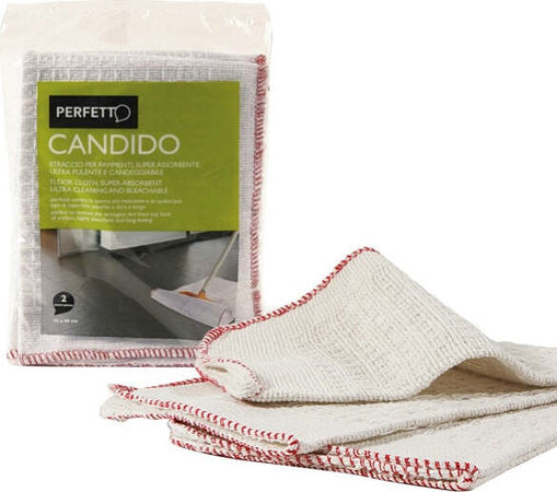 Strofinaccio Candido - per pavimenti - 56x40 cm - Perfetto - conf. 2 pezzi Casa e cucina/Detergenti e prodotti per la pulizia/Strumenti di pulizia/Panni per pulizia Eurocartuccia - Pavullo, Commerciovirtuoso.it