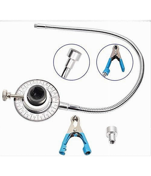 Strumento Di Misurazione Angolare Clip 1/2 Calibro Con Tubo Flessibile Magnetico