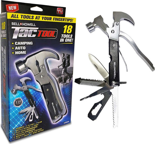 STRUMENTO MULTIUSO MULTIFUNZIONE 18 ATTREZZI IN 1 MARTELLO PINZA CACCIAVITE Fai da te/Utensili elettrici e a mano/Utensili a mano/Martelli e magli/Martelli a colpo morto Trade Shop italia - Napoli, Commerciovirtuoso.it