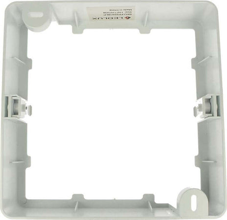 Struttura-Carcassa-Da-Plafone-Quadrato-120X120X38mm-Per-Faretto-Led-Da-Incasso-9W-Ledlux
