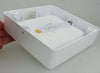 Struttura-Carcassa-Da-Plafone-Quadrato-120X120X38mm-Per-Faretto-Led-Da-Incasso-9W-Ledlux