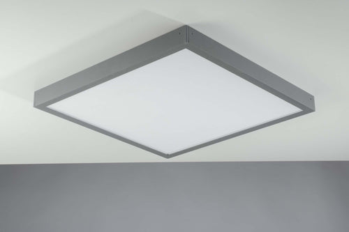 Struttura Grigia Per Pannello 59,8X59,8X4,5Cm Illuminazione/Illuminazione per interni/Lampadari lampade a sospensione e plafoniere/Plafoniere da ufficio Led Mall Home - Napoli, Commerciovirtuoso.it
