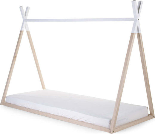 Struttura Hippy Childhome 90x200 Montessori bianco/legno Casa e cucina/Arredamento/Cameretta bambini/Lettini per neonati e bambini/Lettini con sbarre La Casa Del Bebè - Napoli, Commerciovirtuoso.it