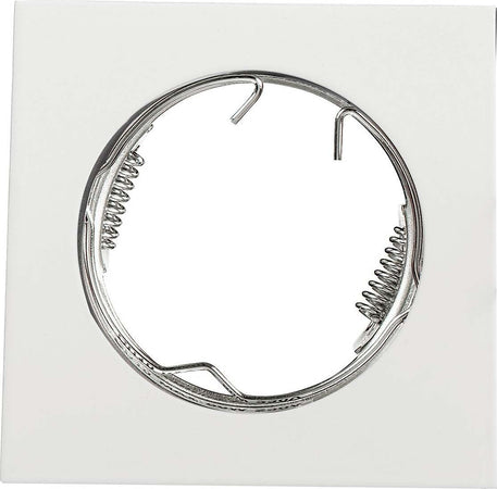 Struttura Incasso Reflex Bianco 8,2X8,2Cm Illuminazione/Illuminazione per interni/Luci da incasso/Portafaretti da incasso Led Mall Home - Napoli, Commerciovirtuoso.it