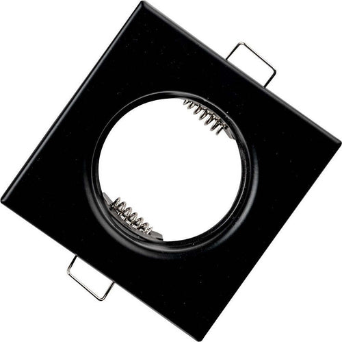 Struttura Incasso Reflex Nero 8,2X8,2Cm Illuminazione/Illuminazione per interni/Luci da incasso/Portafaretti da incasso Led Mall Home - Napoli, Commerciovirtuoso.it
