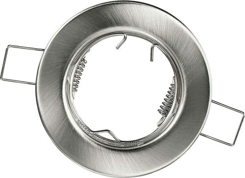 Struttura Incasso Reflex Nikel 8Cm Illuminazione/Illuminazione per interni/Luci da incasso/Portafaretti da incasso Led Mall Home - Napoli, Commerciovirtuoso.it