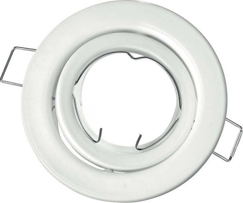 Struttura Incasso Reflex Orientabile Bianco 10Cm Illuminazione/Illuminazione per interni/Luci da incasso/Portafaretti da incasso Led Mall Home - Napoli, Commerciovirtuoso.it