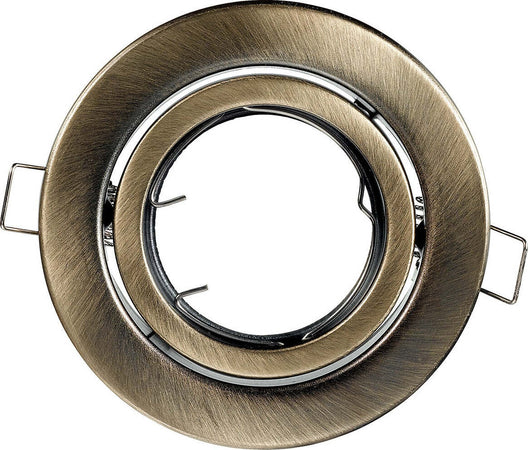 Struttura Incasso Reflex Orientabile Brunito 10Cm Illuminazione/Illuminazione per interni/Luci da incasso/Portafaretti da incasso Led Mall Home - Napoli, Commerciovirtuoso.it