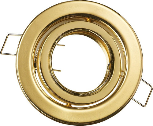 Struttura Incasso Reflex Orientabile Oro 10Cm Illuminazione/Illuminazione per interni/Luci da incasso/Portafaretti da incasso Led Mall Home - Napoli, Commerciovirtuoso.it