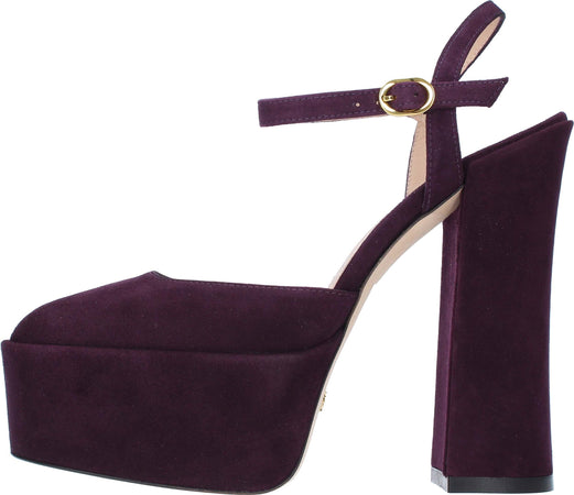 Stuart-Weitzman-Scarpe-con-Tacco-Melanzana-da-donna