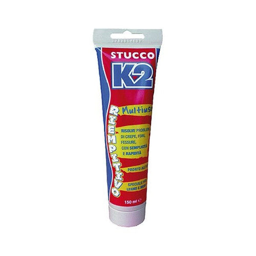 Stucco in pasta colorato K2per mobili, infissi e muri, in tubetto