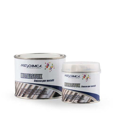 MULTICHIMICA - METALSTUK STUCCO P/METALLI 125 ML+280 GRCATALIZZATORE