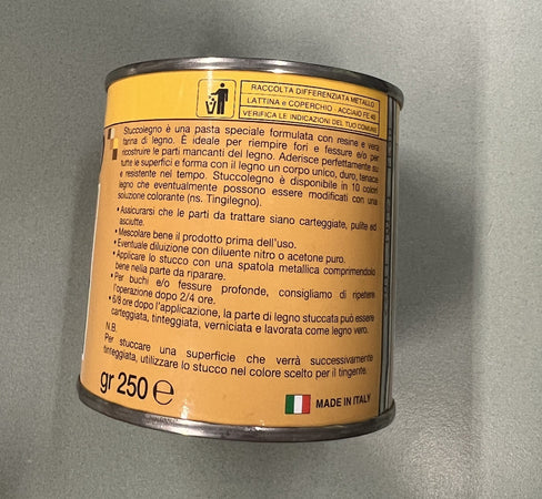 VELECA - STUCCOLEGNO STUCCO IN PASTA PER LEGNO FRASSINO 250 GR
