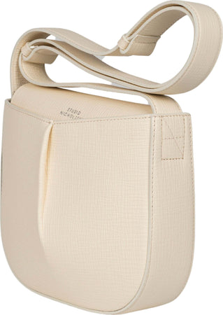STUDIO-NICHOLSON-The-Pleated-crossbody-leather-bag-in-off-white-da-donna