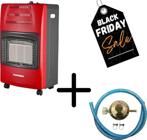 Stufa-A-Gas-Pieghevole,Adatta-Per-GPL/Butano/Propano,Sistema-ODS+1,50mt-tubo-gpl+2-fascette