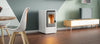 Stufa a pellet 6 kw ventilata Petit per ambienti moderni h 77 cm