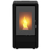Stufa a pellet 6 kw ventilata Petit per ambienti moderni h 77 cm