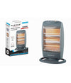 Stufa Al Quarzo Con 3 Elementi Oscillante Antiribaltamento 1200 Watt Tchh12c