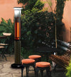 Lampada radiante Patio con telecomando e luce a Led stufa da esterno per bar e ristoranti 2700 W