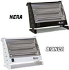 Stufa Elettrica Stufetta al Quarzo 3 Candele 1800W Nero o Bianco Italiana Sicar