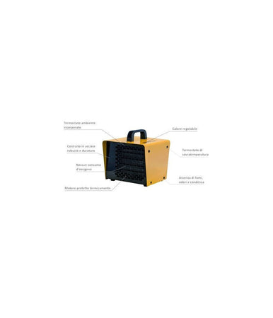 Stufa Elettrica Ventilatore Generatore Di Aria Calda Riscaldatore Master B3 Ptc