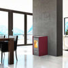 Stufa a pellet 6 kw ventilata Petit per ambienti moderni h 77 cm